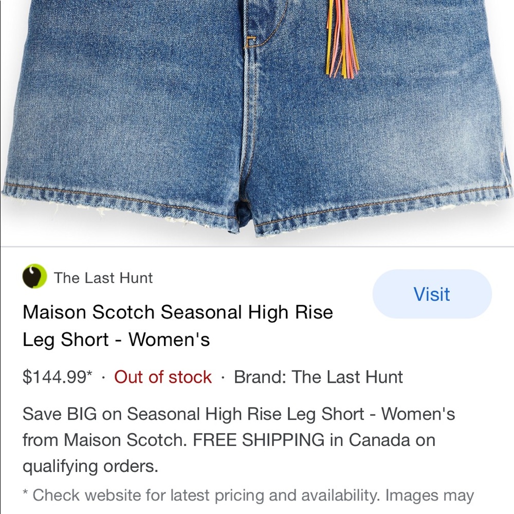 Scotch and Soda shorts denim